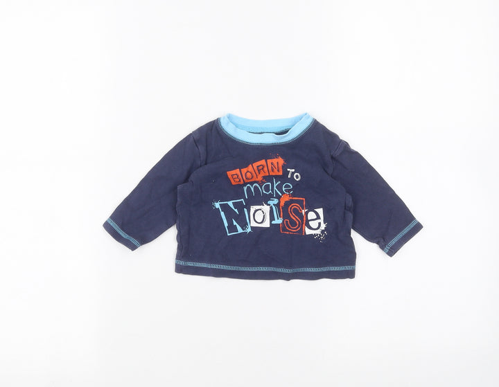 George Baby Blue   Basic T-Shirt Size 3-6 Months