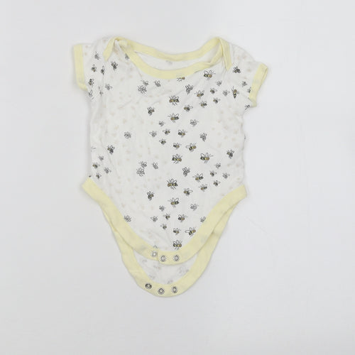 George Baby White   Babygrow One-Piece Size 3-6 Months