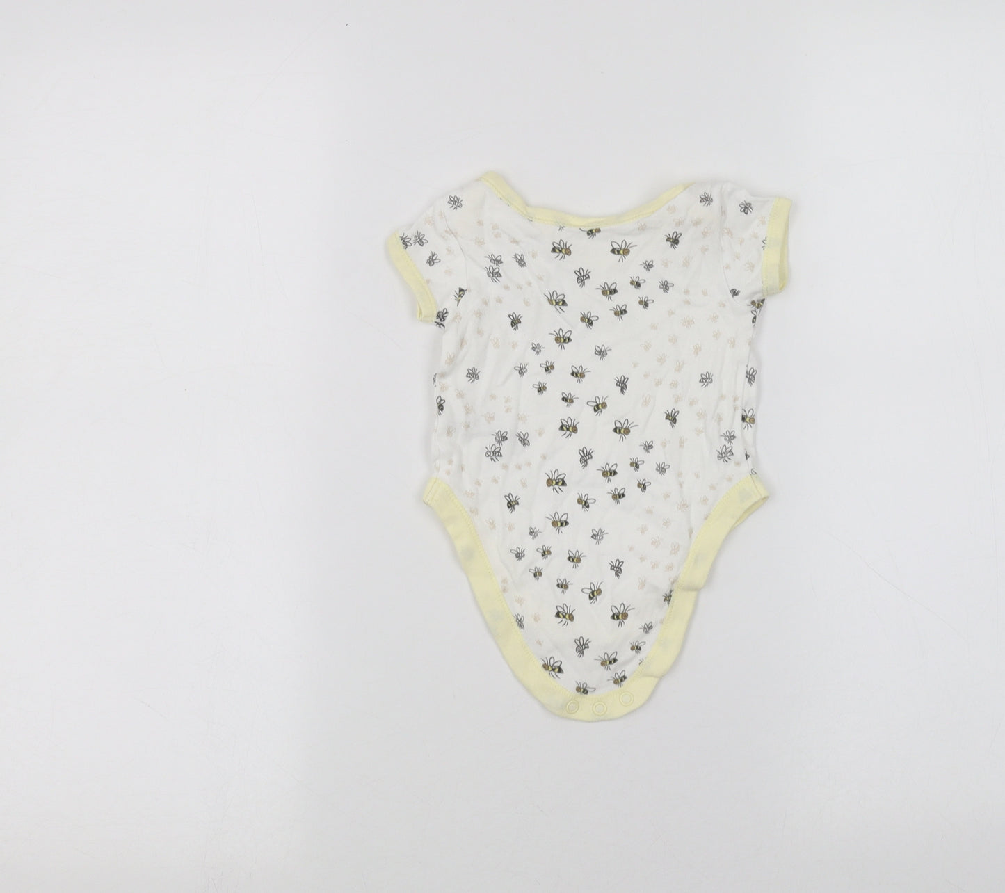 George Baby White   Babygrow One-Piece Size 3-6 Months