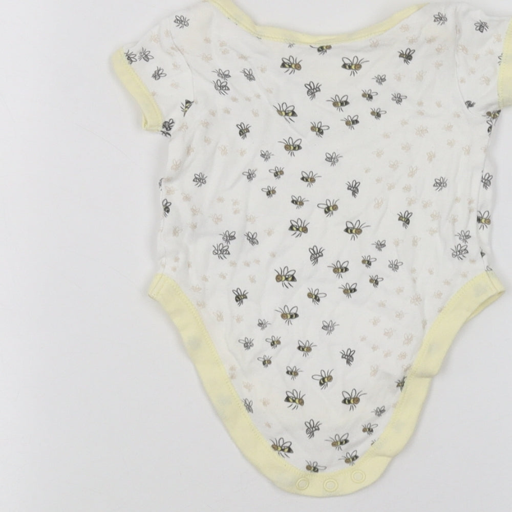 George Baby White   Babygrow One-Piece Size 3-6 Months