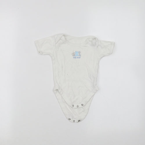 Mothercare Baby White   Babygrow One-Piece Size 3-6 Months
