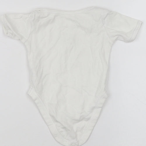 Mothercare Baby White   Babygrow One-Piece Size 3-6 Months