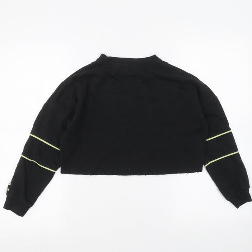 New Look Girls Black   Pullover Jumper Size 9 Years  - cropped