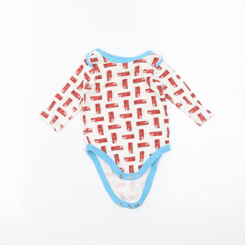 Mini Club Baby White   Babygrow One-Piece Size 3-6 Months