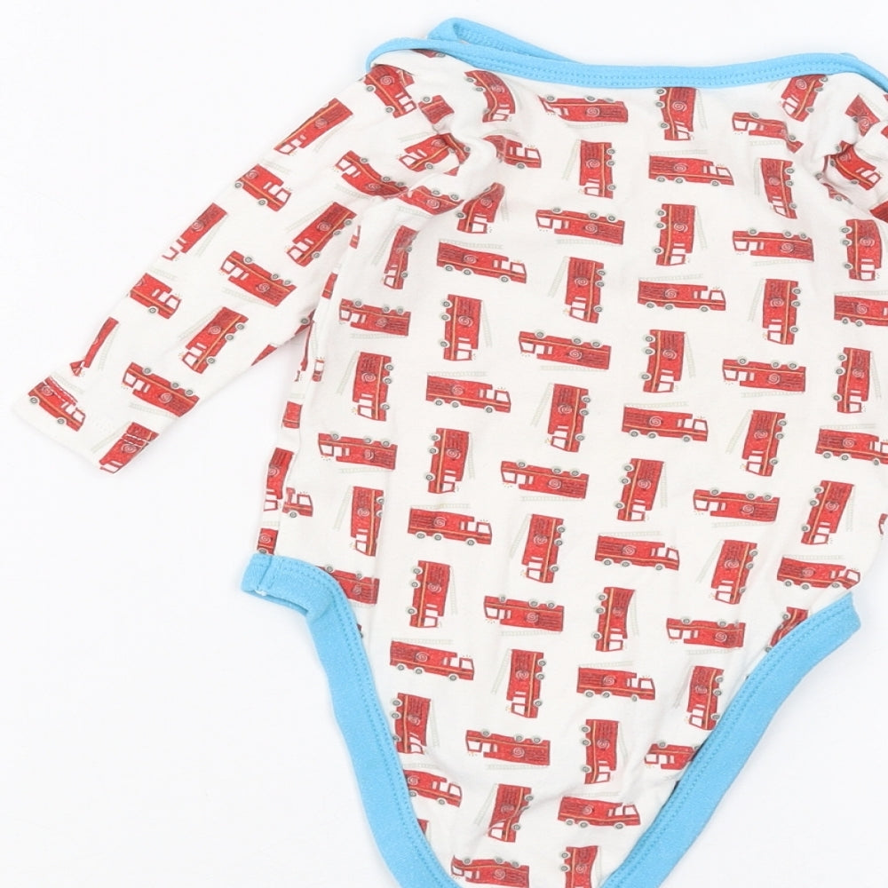 Mini Club Baby White   Babygrow One-Piece Size 3-6 Months
