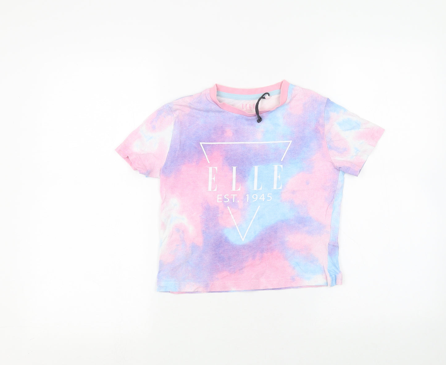 elle junior Girls Pink   Basic T-Shirt Size 10-11 Years