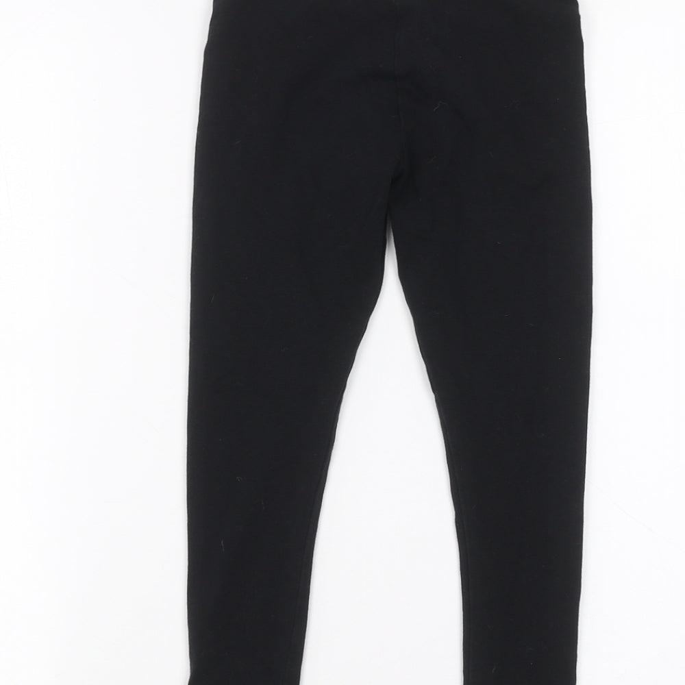 NEXT Girls Black   Sweatpants Trousers Size 7 Years