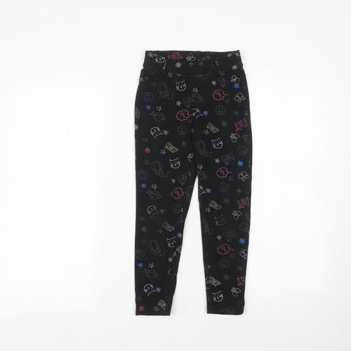 Matalan Girls Black   Sweatpants Trousers Size 8 Years