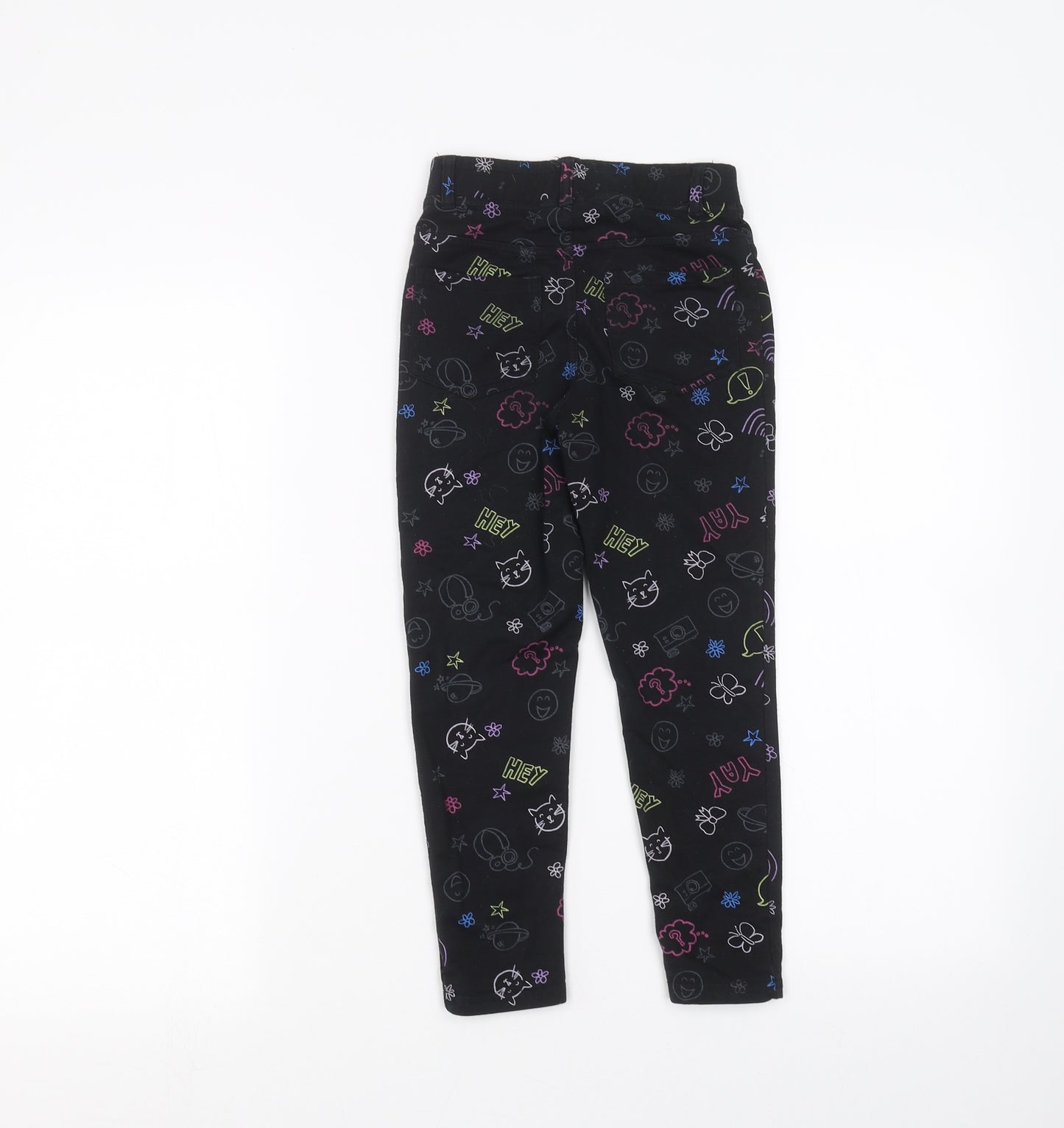 Matalan Girls Black   Sweatpants Trousers Size 8 Years