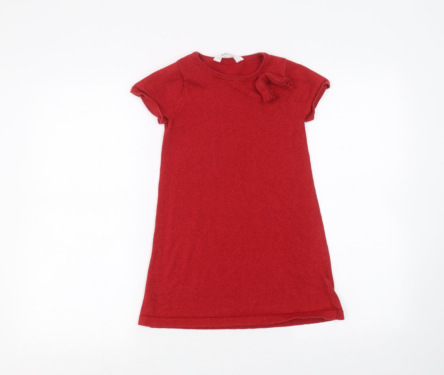 H&M Girls Red   A-Line  Size 7-8 Years