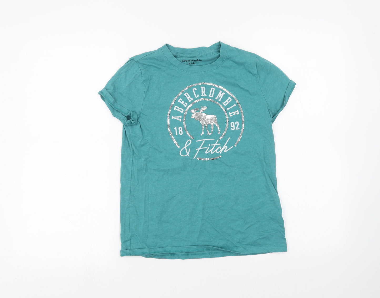Abercrombie & Fitch Girls Blue   Basic T-Shirt Size 11-12 Years