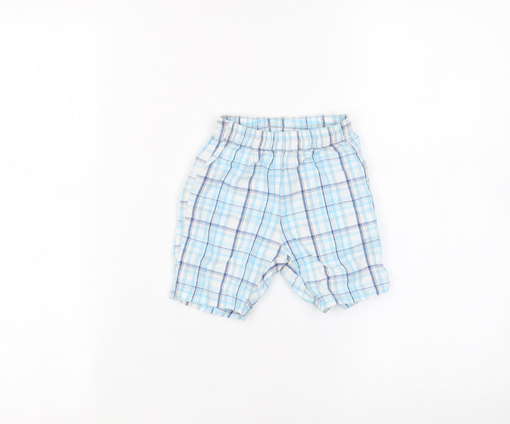 Preworn Baby White Cropped Trousers Size 6-9 Months