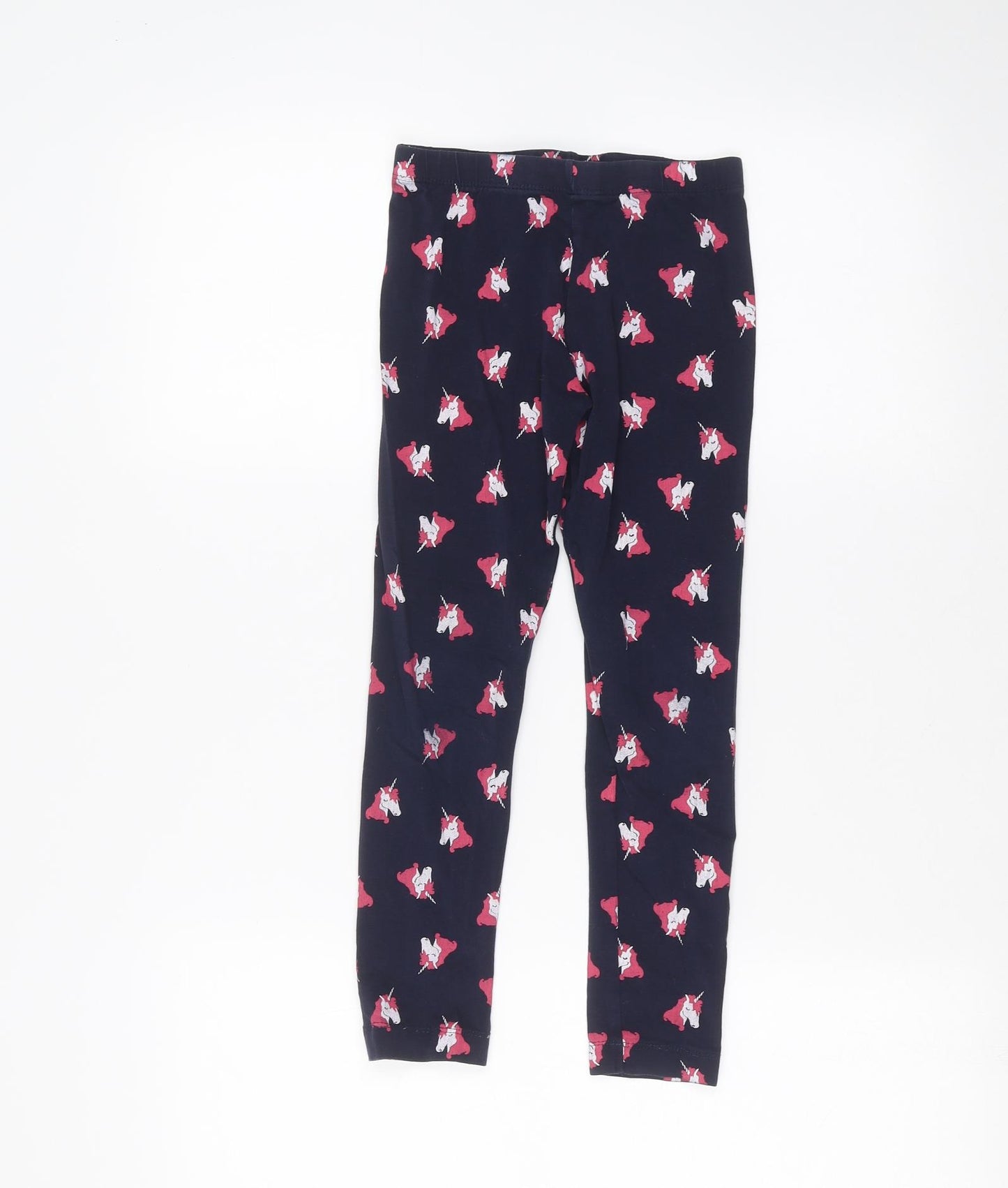 Primark Girls Blue   Jegging Trousers Size 8-9 Years - Unicorn leggings
