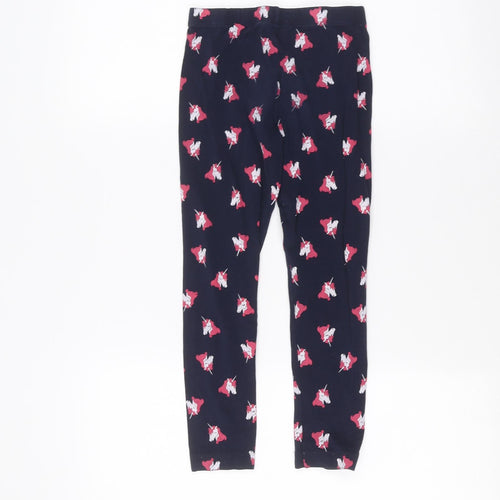 Primark Girls Blue   Jegging Trousers Size 8-9 Years - Unicorn leggings