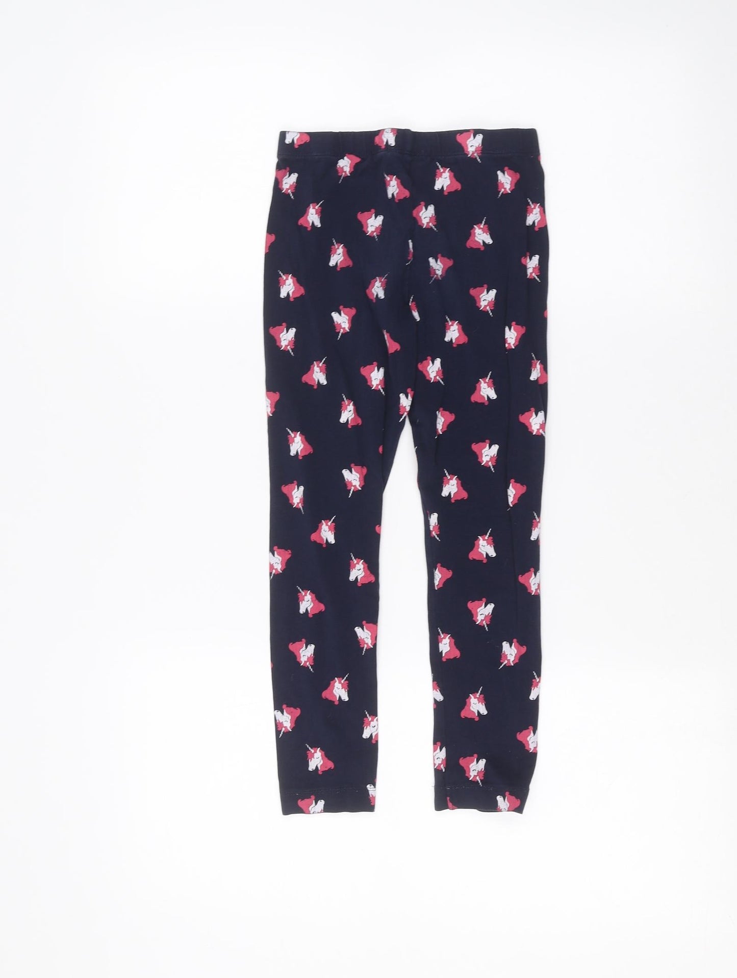 Primark Girls Blue   Jegging Trousers Size 8-9 Years - Unicorn leggings