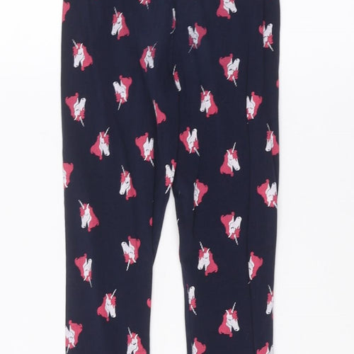 Primark Girls Blue   Jegging Trousers Size 8-9 Years - Unicorn leggings