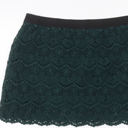 NEXT Womens Green   Mini Skirt Size 14