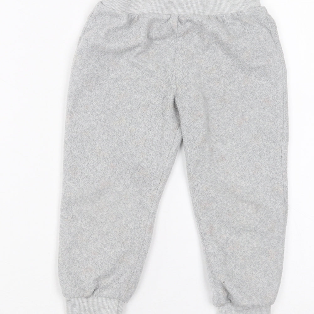 F&F Girls Grey   Sweatpants Trousers Size 3-4 Years