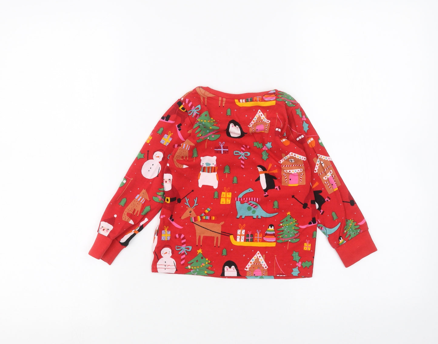 NEXT Girls Red   Basic T-Shirt Size 3-4 Years