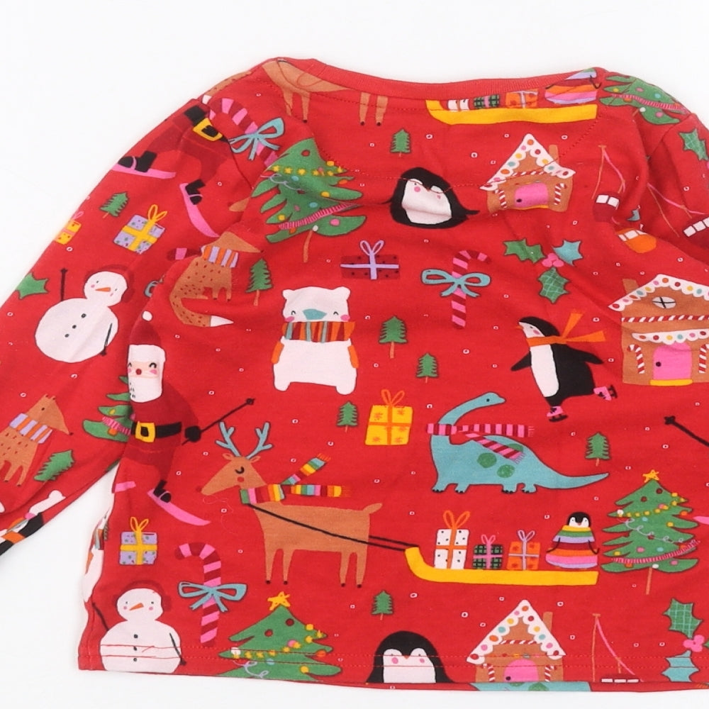 NEXT Girls Red   Basic T-Shirt Size 3-4 Years