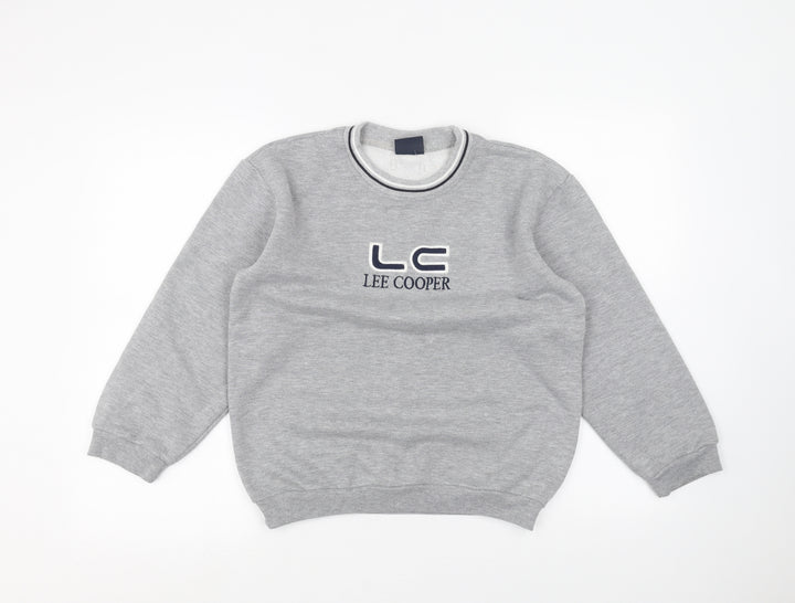 Lee copper Boys Grey Pullover Jumper Size 10-11 Years