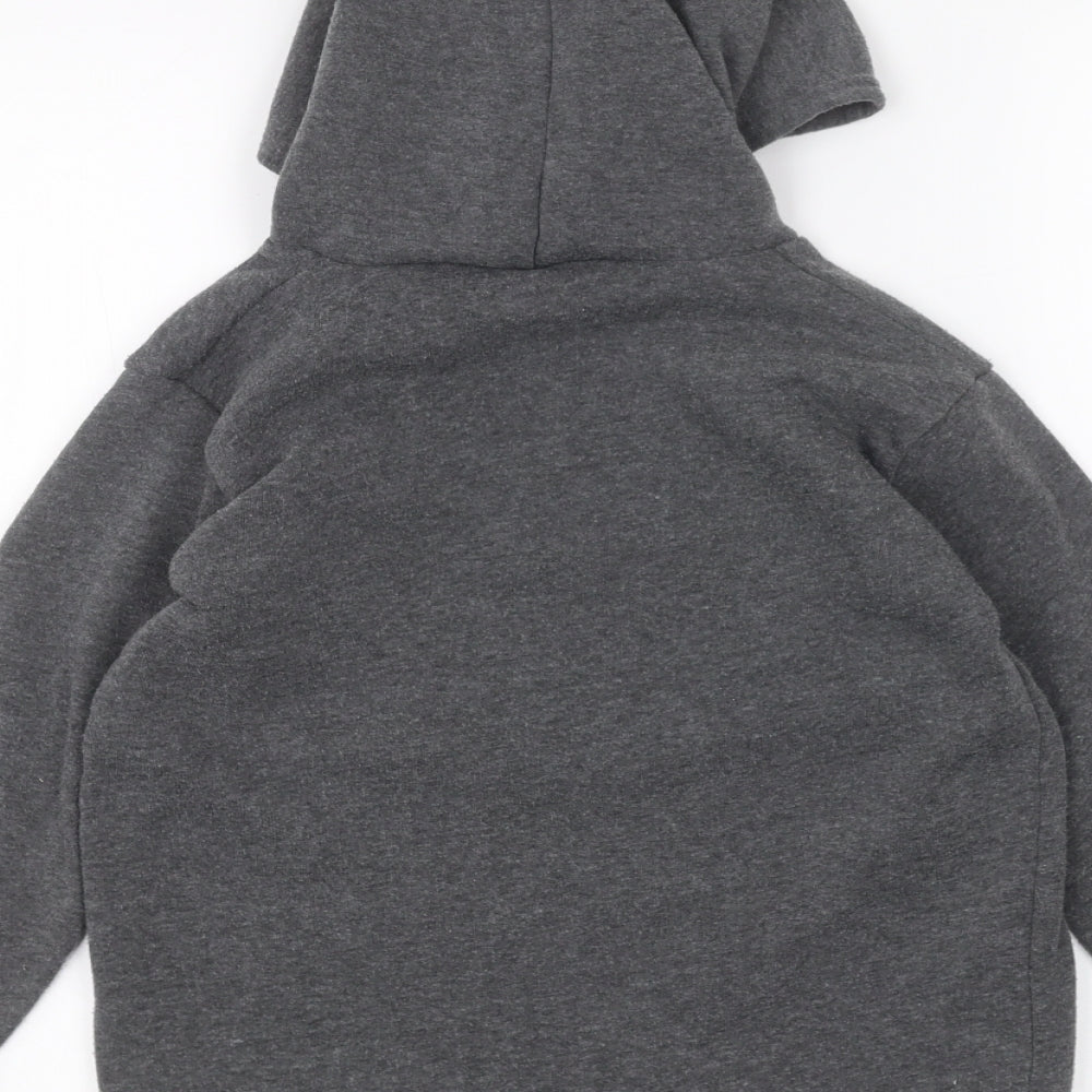 Preworn Boys Grey   Pullover Hoodie Size 9-10 Years