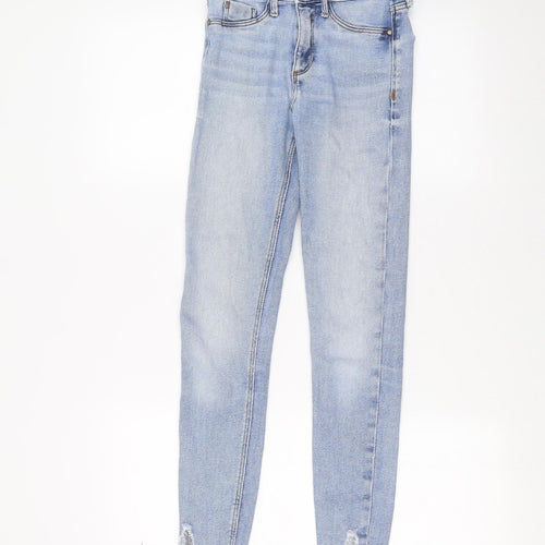 River Island Womens Blue  Denim Skinny Jeans Size 6 L26 in