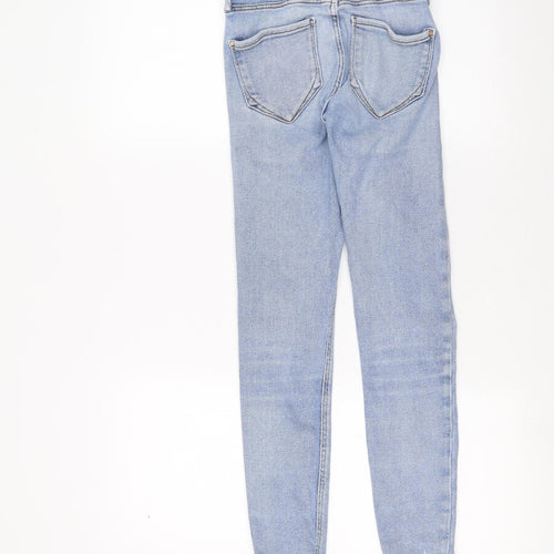 River Island Womens Blue  Denim Skinny Jeans Size 6 L26 in
