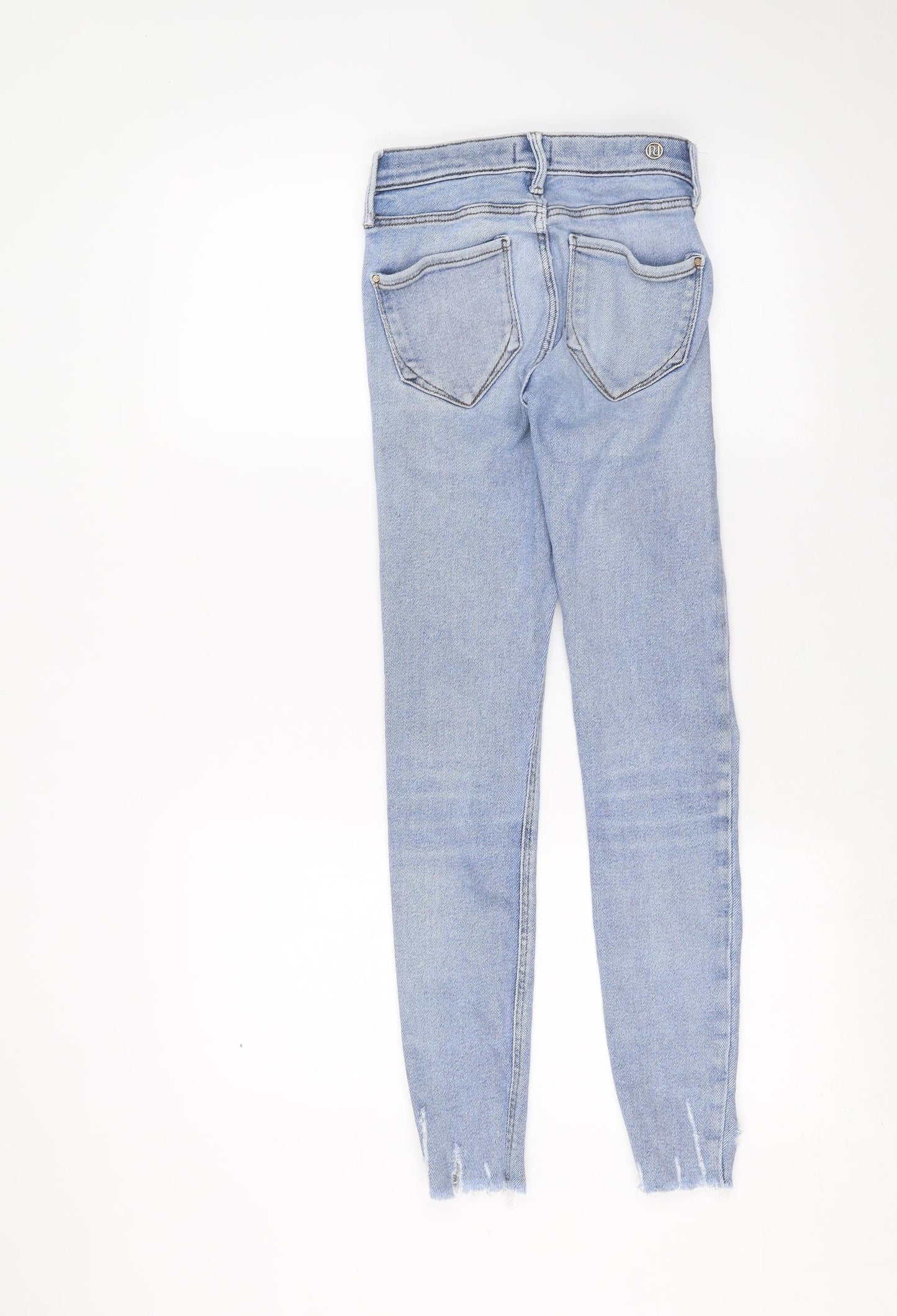 River Island Womens Blue  Denim Skinny Jeans Size 6 L26 in
