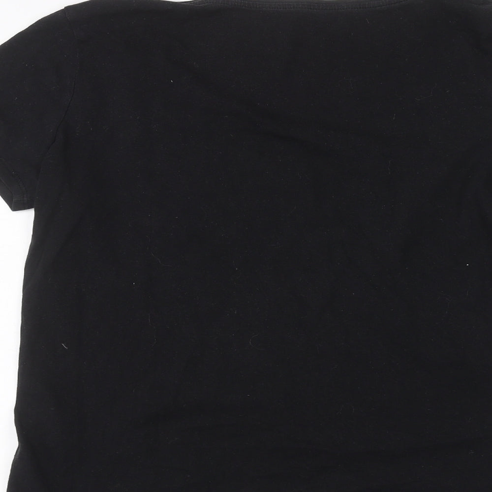 Primark Womens Black   Basic T-Shirt Size 18