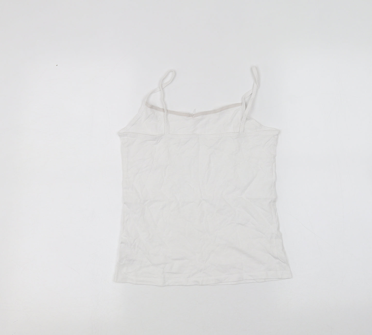 George Girls White   Basic T-Shirt Size 11-12 Years