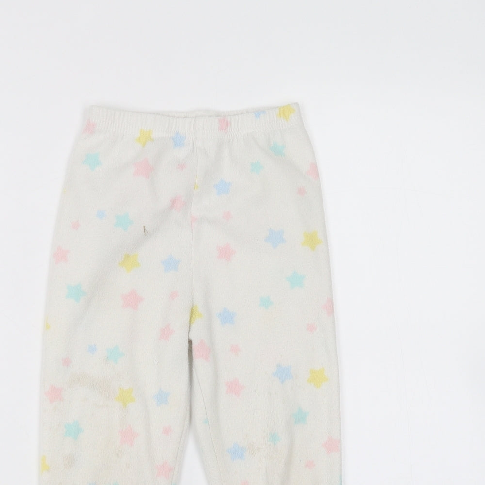 Young Dimension Girls White   Sweatpants Trousers Size 3-4 Years