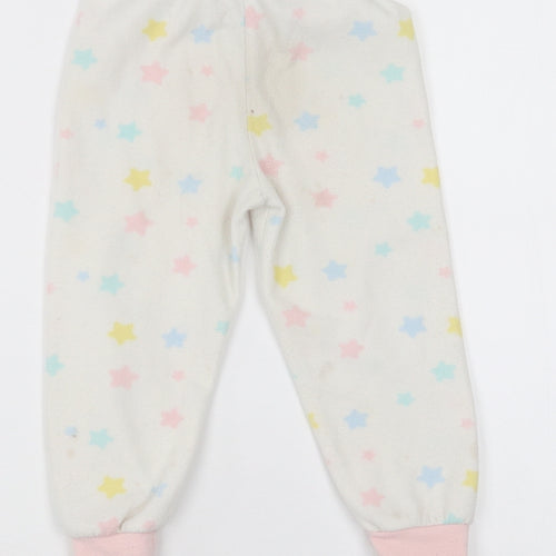 Young Dimension Girls White   Sweatpants Trousers Size 3-4 Years