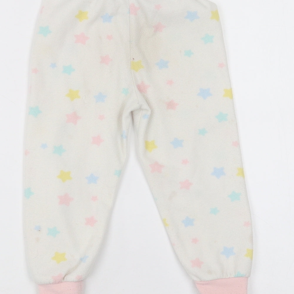 Young Dimension Girls White   Sweatpants Trousers Size 3-4 Years