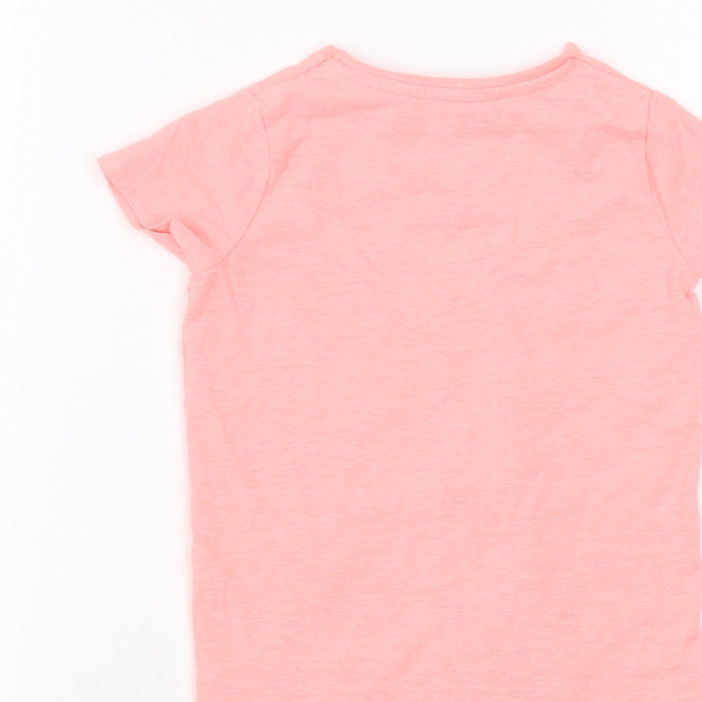 TU Girls Pink   Basic T-Shirt Size 3-4 Years