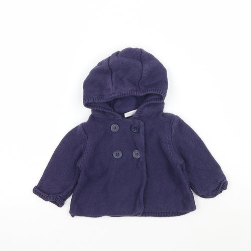 minidub Baby Blue  Knit Cardigan Jumper One Size  - Hoodie