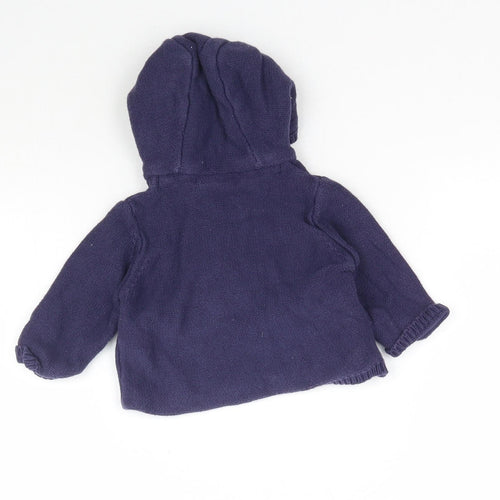 minidub Baby Blue  Knit Cardigan Jumper One Size  - Hoodie