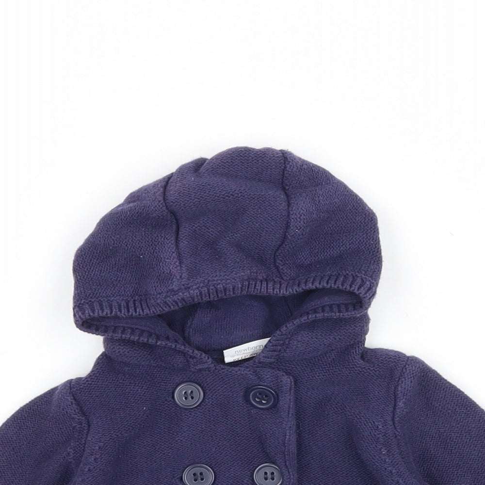 minidub Baby Blue  Knit Cardigan Jumper One Size  - Hoodie