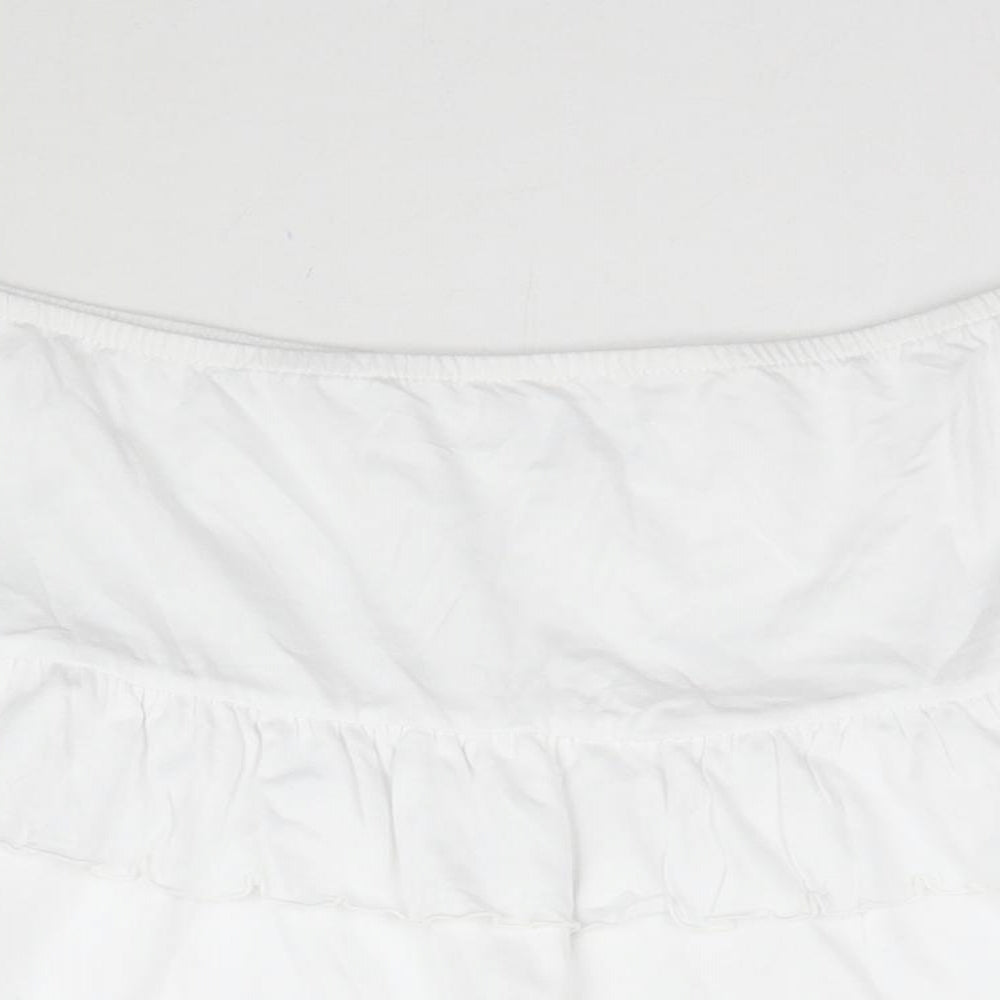 South Womens White   Basic Blouse Size 16