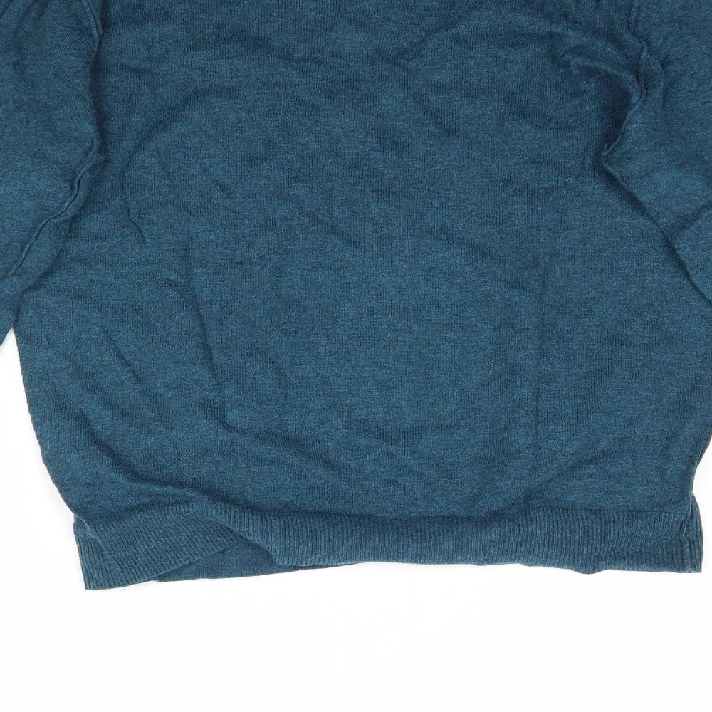 White Stuff Womens Blue  Knit Cardigan Jumper Size 10