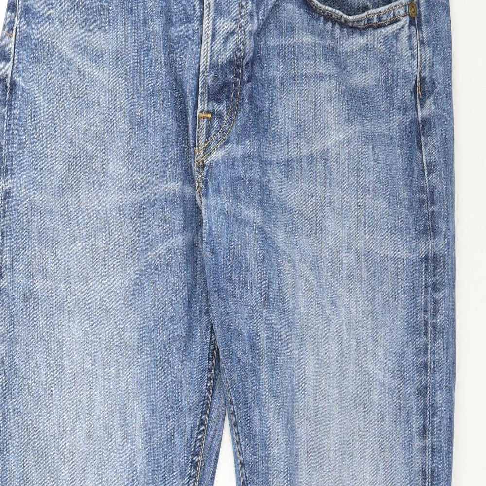 Lee Mens Blue  Denim Straight Jeans Size 32 in L33 in