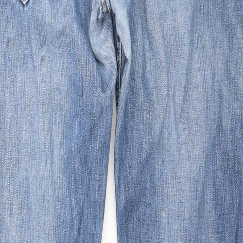 Lee Mens Blue  Denim Straight Jeans Size 32 in L33 in