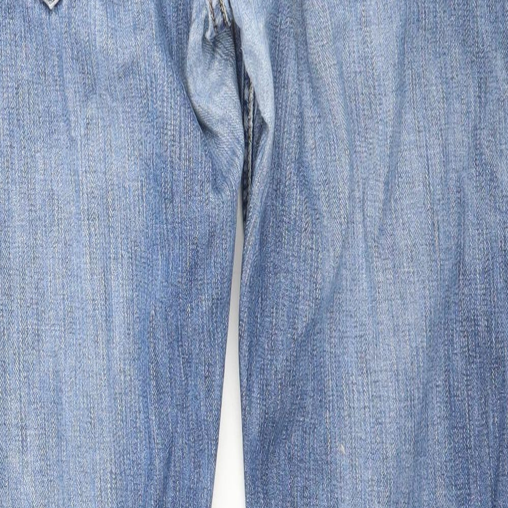 Lee Mens Blue  Denim Straight Jeans Size 32 in L33 in