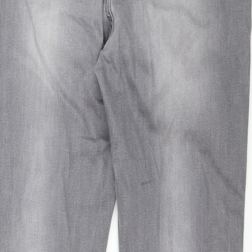 BHS Womens Grey  Denim Skinny Jeans Size 14 L29 in - Slim leg