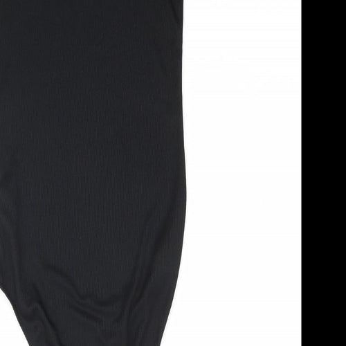 F&F Womens Black   Basic Tank Size 8  - Racer back Body suit