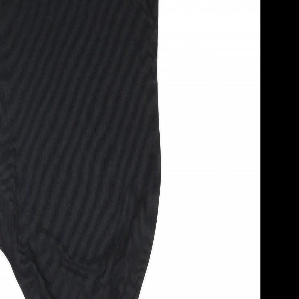 F&F Womens Black   Basic Tank Size 8  - Racer back Body suit