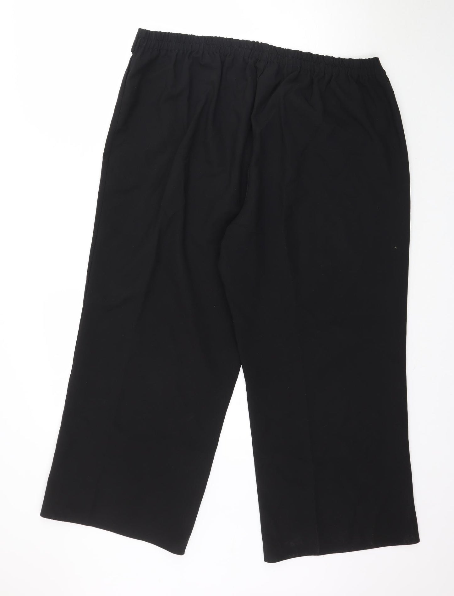 Evan's Womens Black   Trousers  Size 24 L27 in