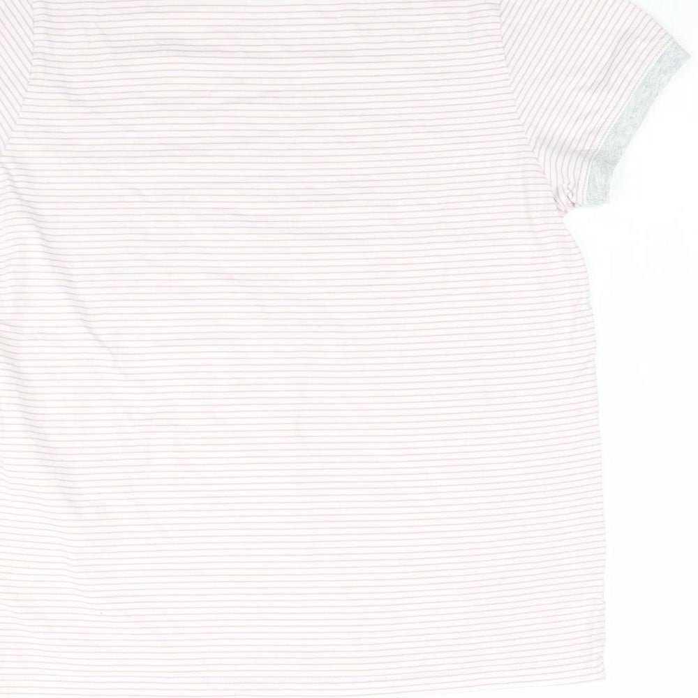 Lee Womens Multicoloured Striped  Basic T-Shirt Size S