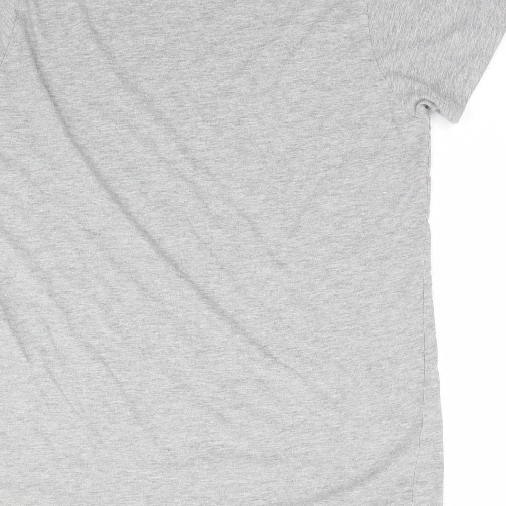 Lee Mens Grey    T-Shirt Size L