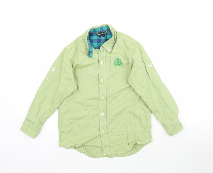 Gap Boys Green   Basic Button-Up Size S